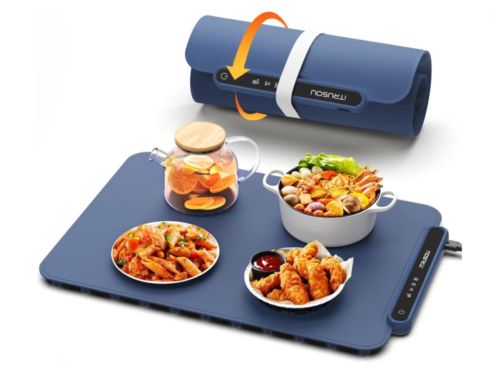 Bandeja calefactora para comida