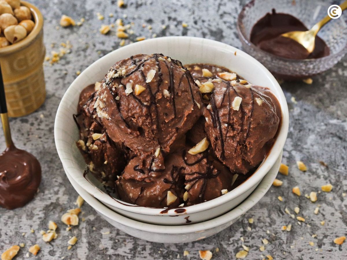 Helado de Nutella casero