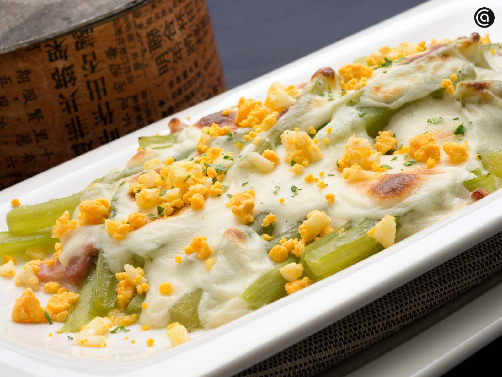 Borrajas gratinadas