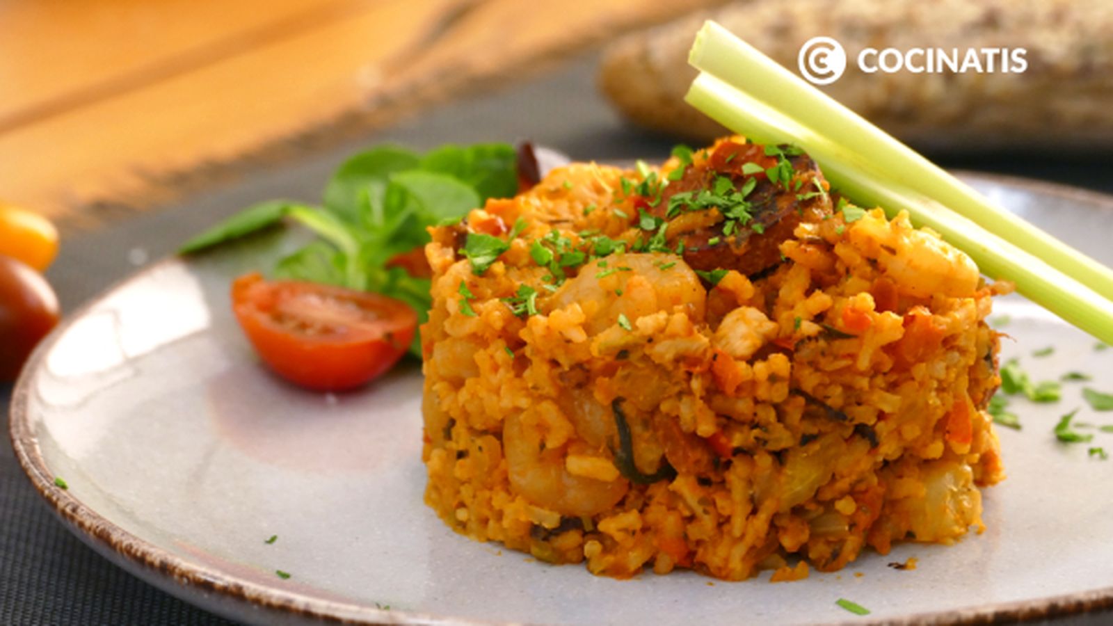 CTIS0555 receta arroz jambalaya paso 7 CTIS0555 receta arroz jambalaya paso 7