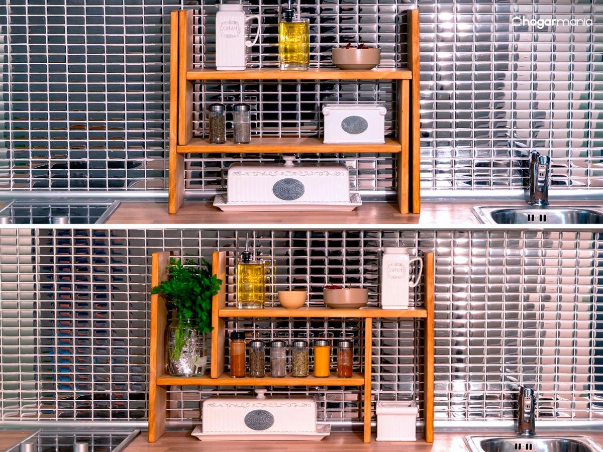 Organizador extensible de cocina DIY