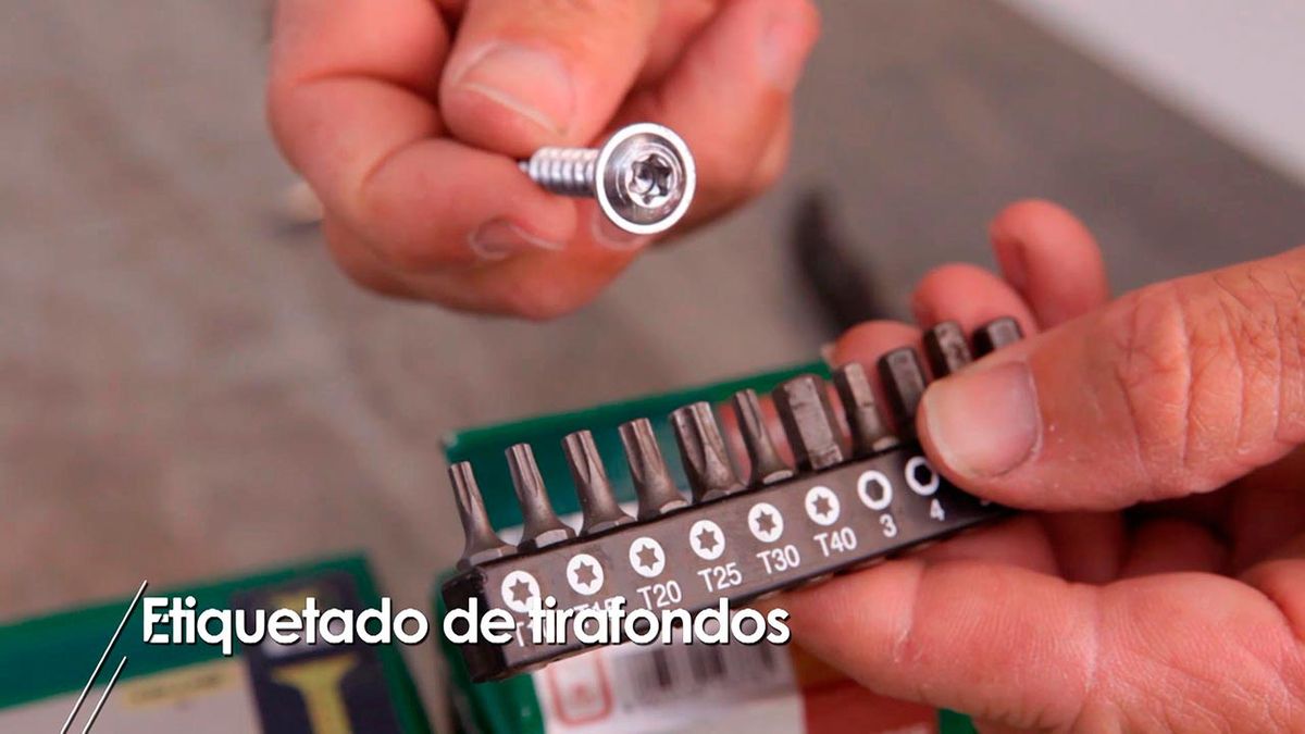 Cómo es el etiquetado de los tirafondos 3