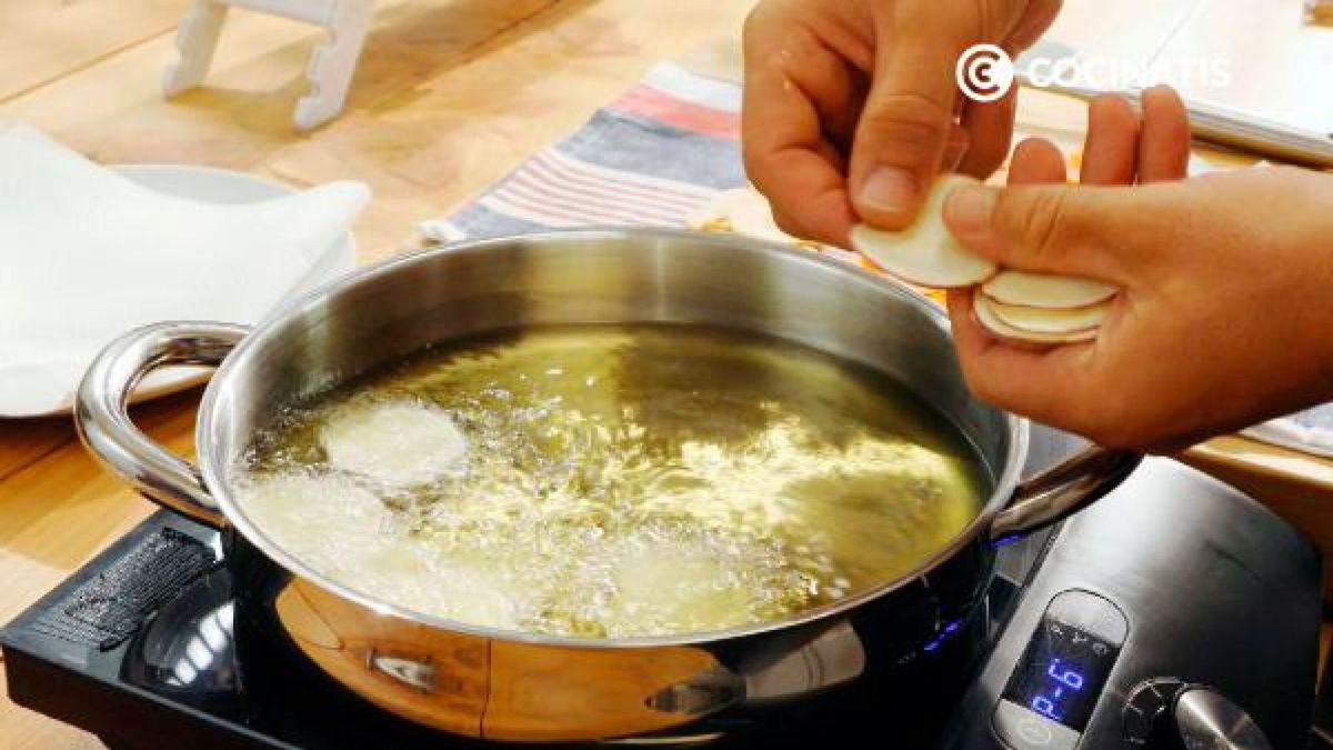 Chips vegetales   Paso 4