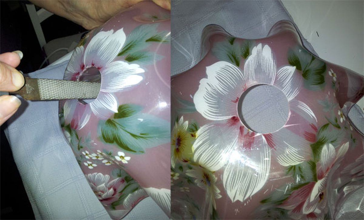 hacer lampara de frutero p6