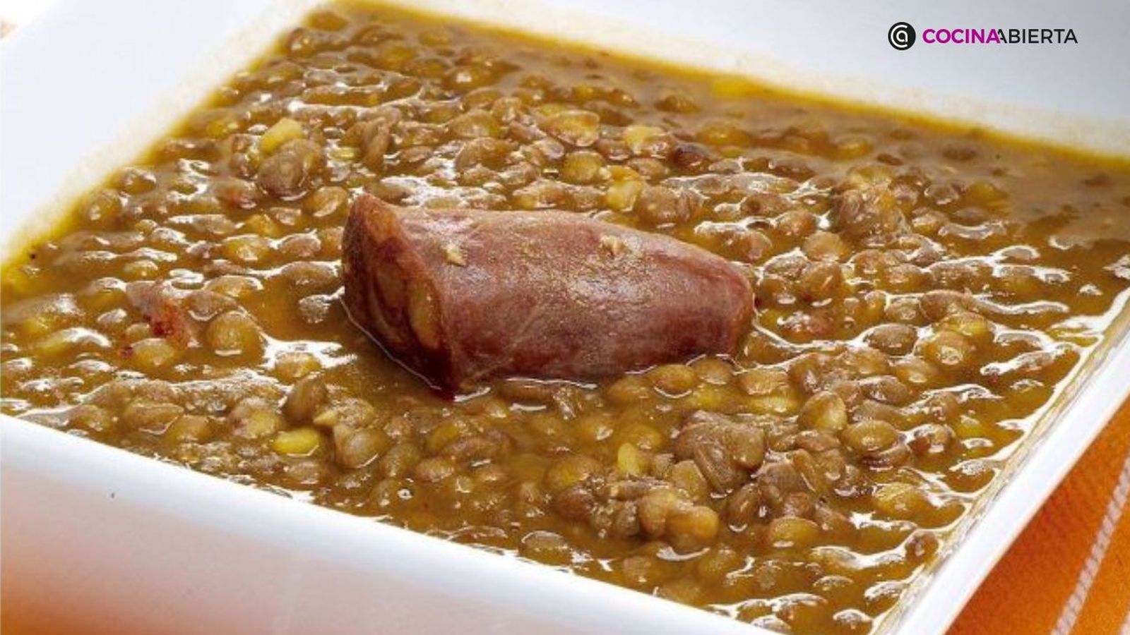 Receta de lentejas con chorizo en olla rápida
