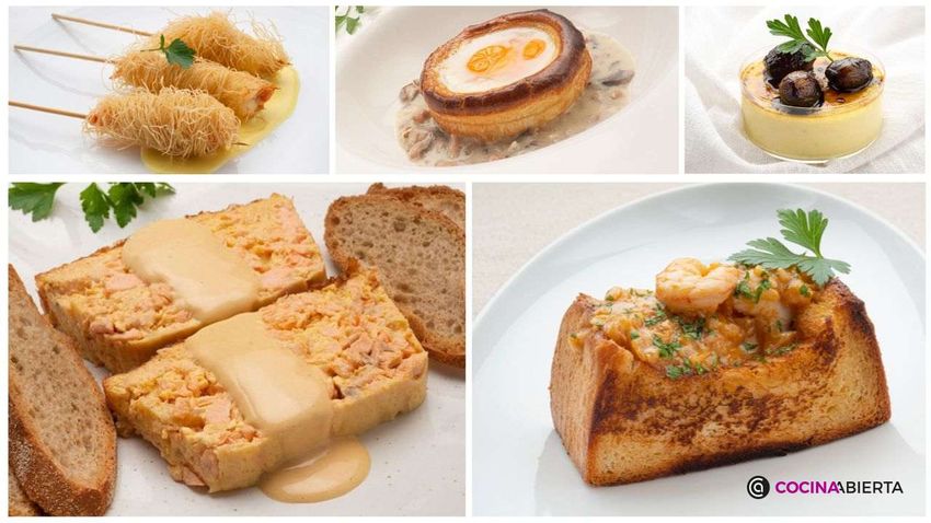 Apunta estos entrantes con un toque gourmet para sorprender a tus invitados en Navidad