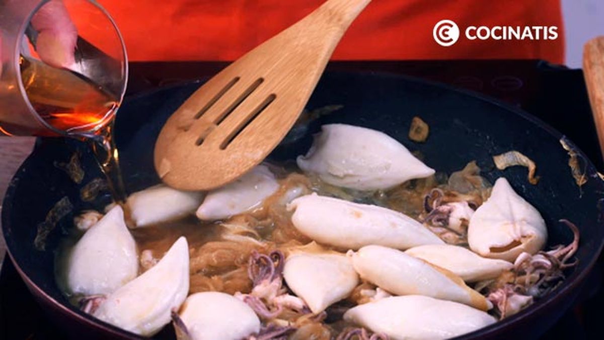 Receta de chipirones encebollados  paso 4