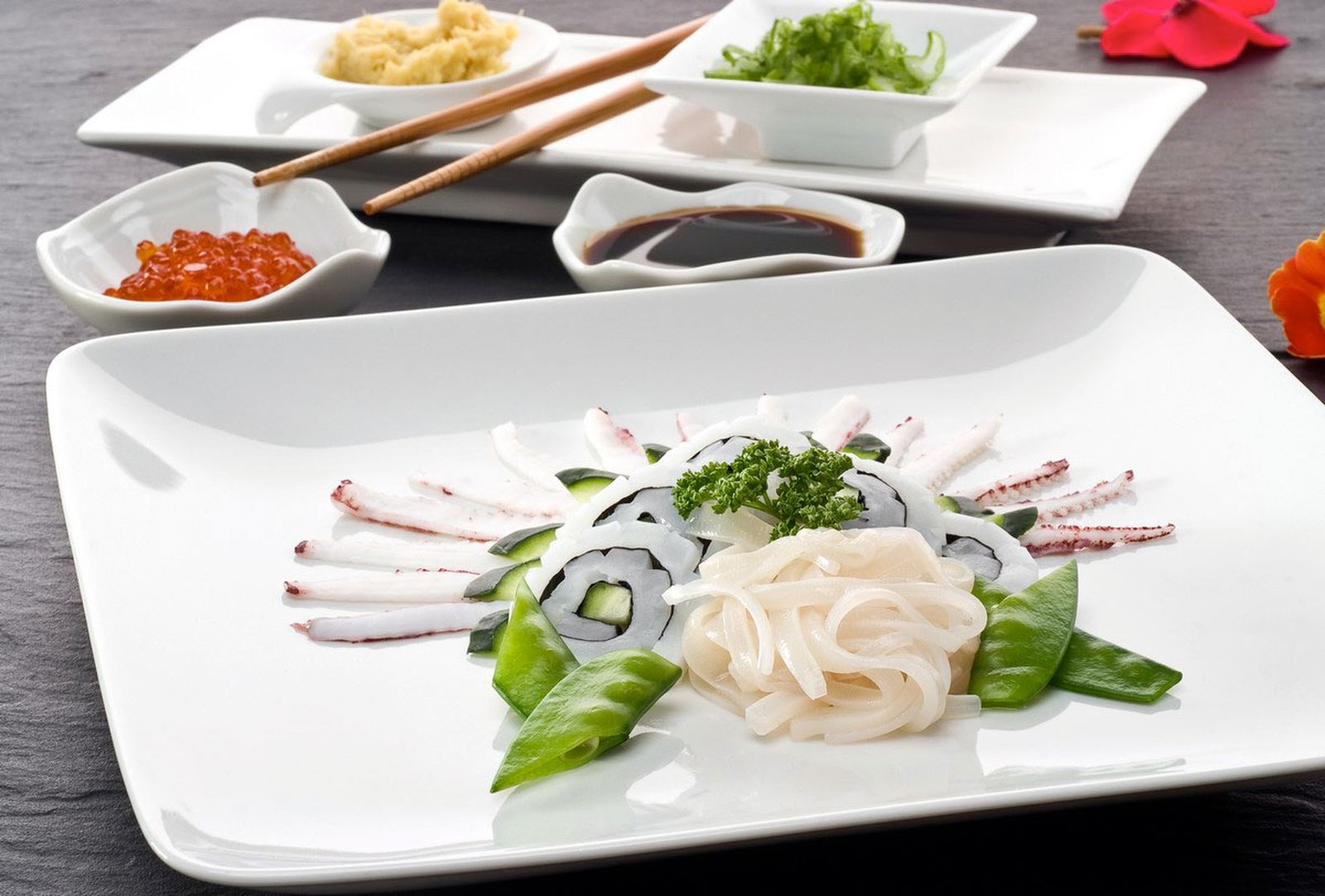 Sashimi de calamar