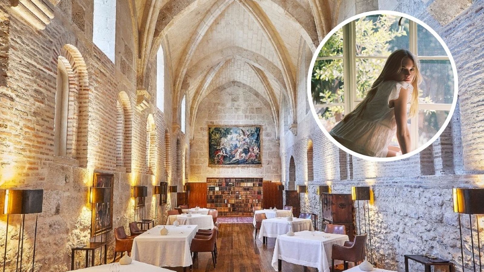 Vino, historia y cocina estelar en la abadía elegida por Stella Banderas para su boda.