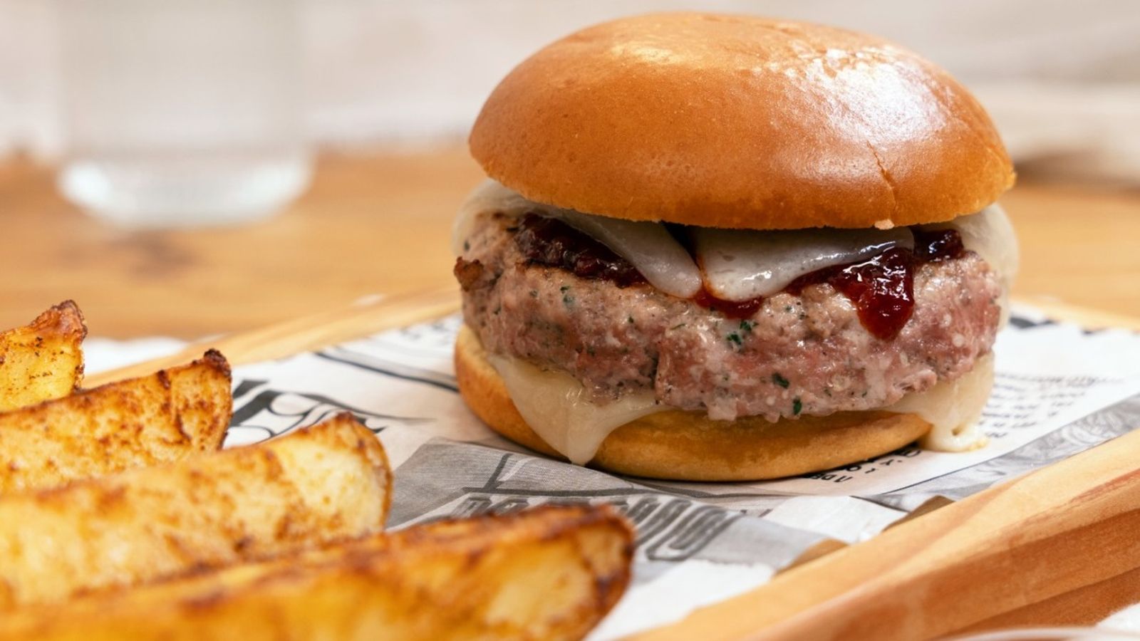 Hamburguesa con queso de cabra, receta fácil para una cena perfecta