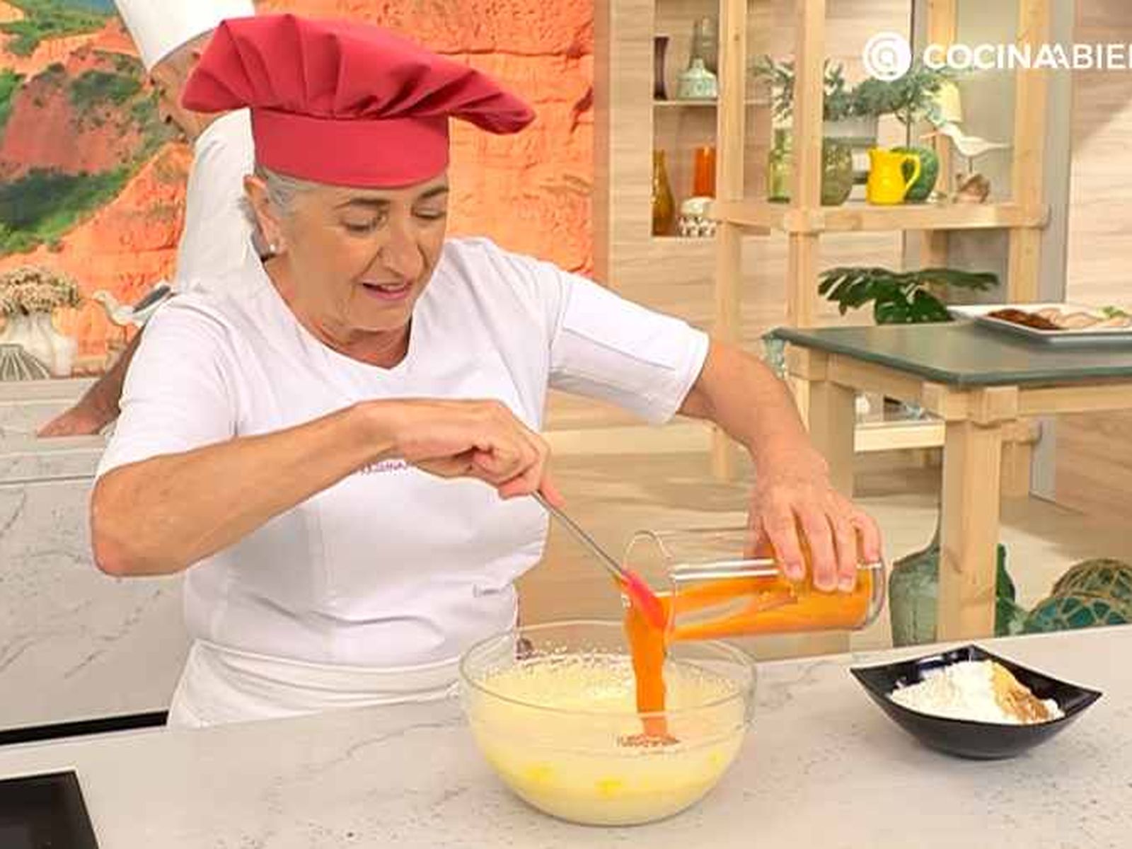 Añade el puré de calabaza Añade el puré de calabaza