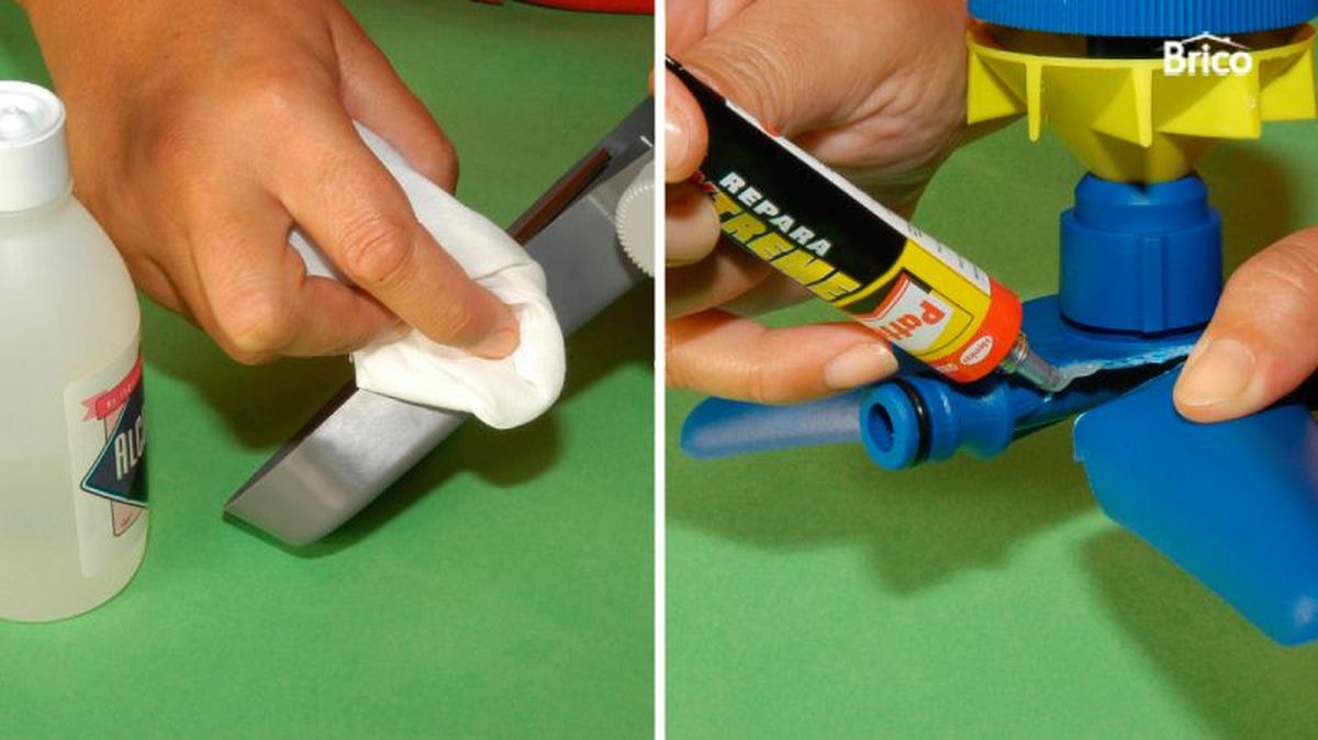 Pasos para reparar plástico