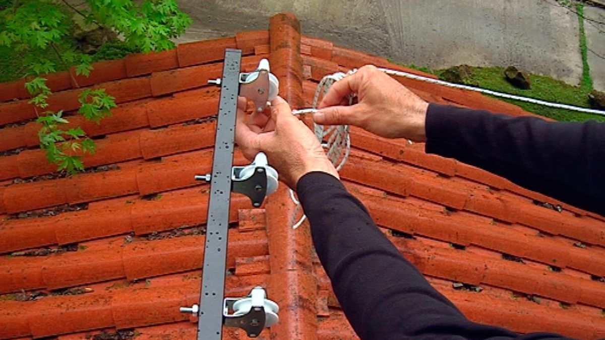 Tendedero para exterior paso 6