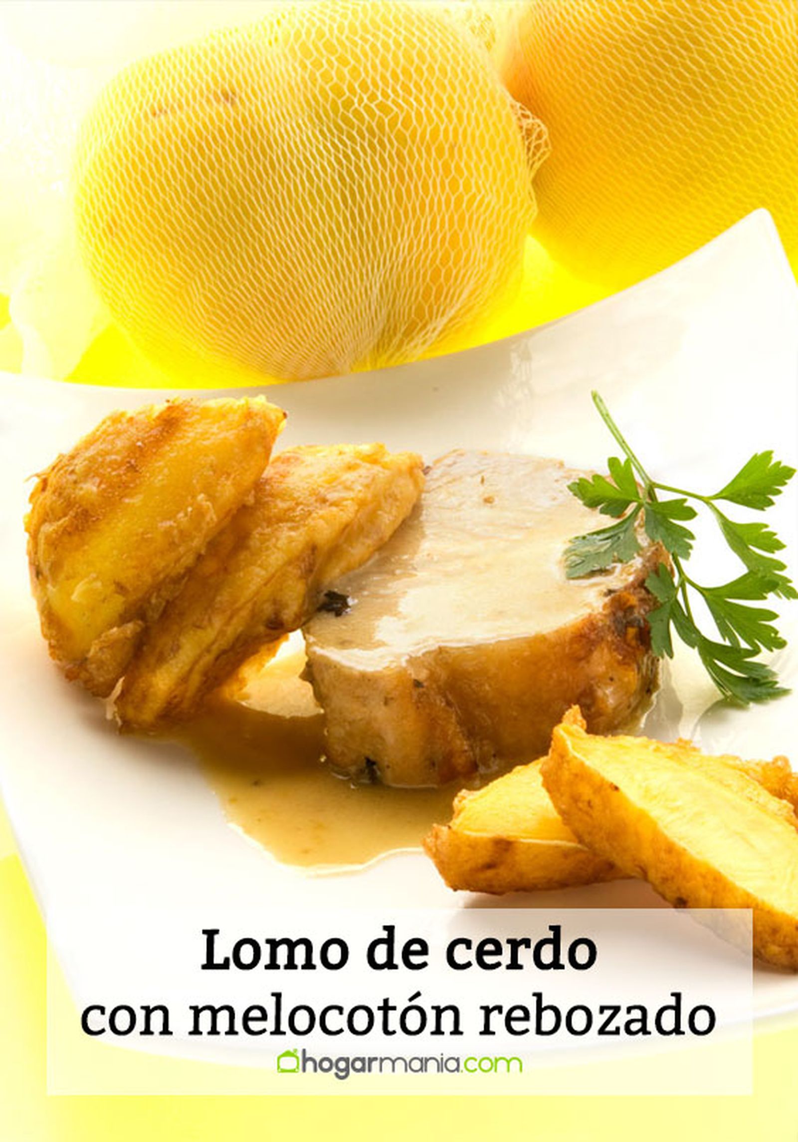 lomo de cerdo con melocoton rebozado pin lomo de cerdo con melocoton rebozado pin