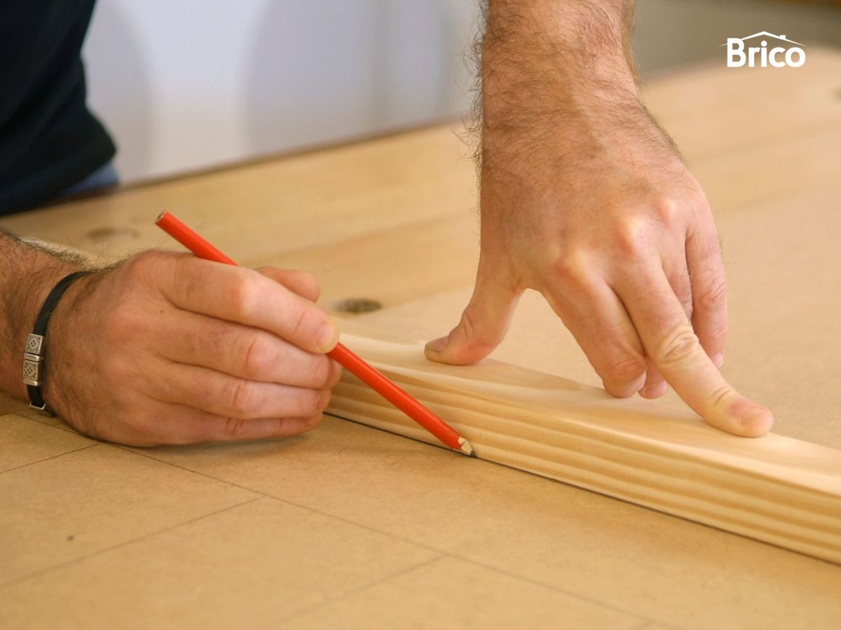 Marcar las medidas del botellero