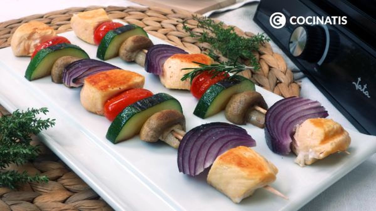 receta de brochetas de pollo paso 5