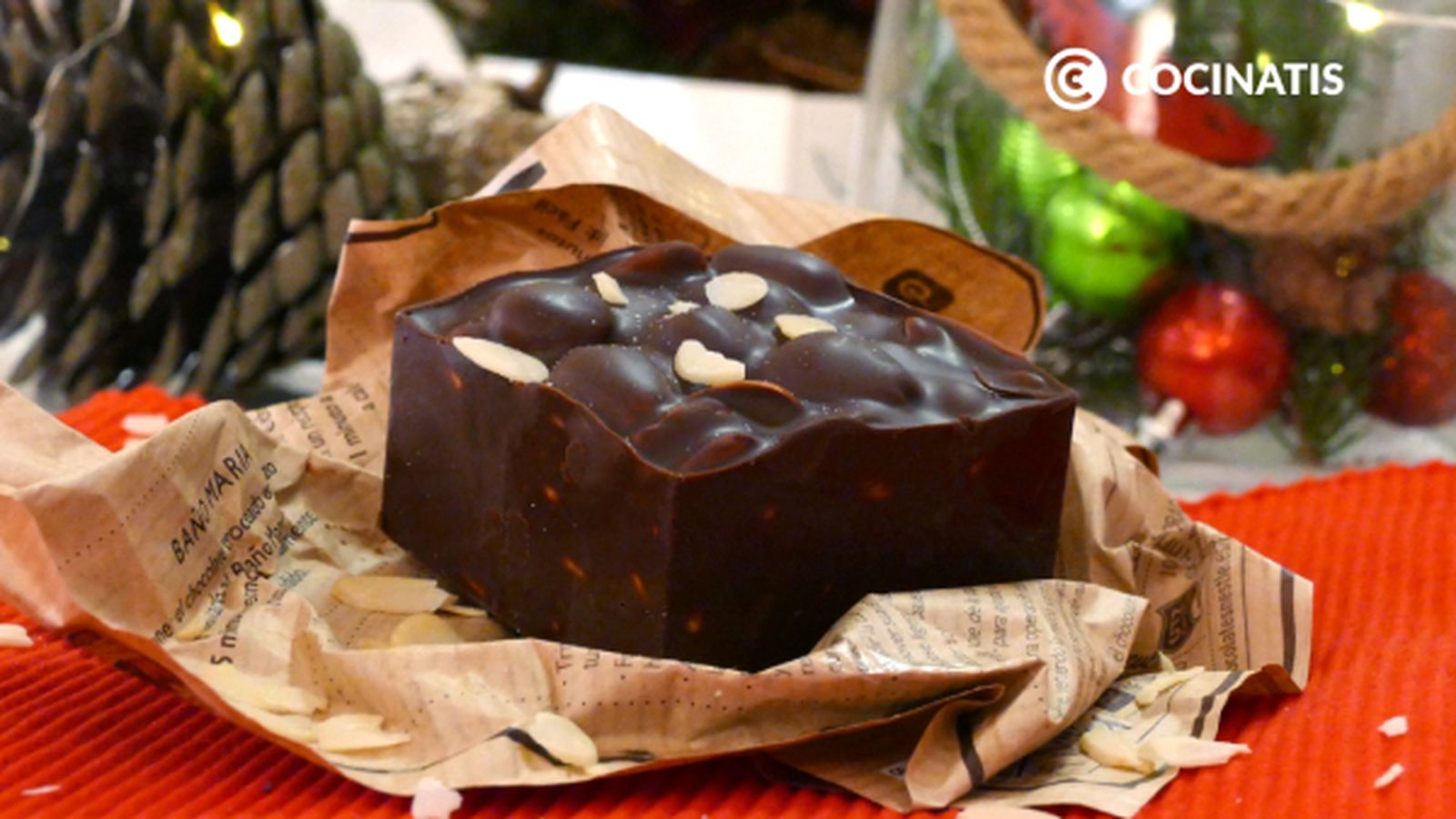 Receta de turrÃ³n de chocolate con almendras  paso 5