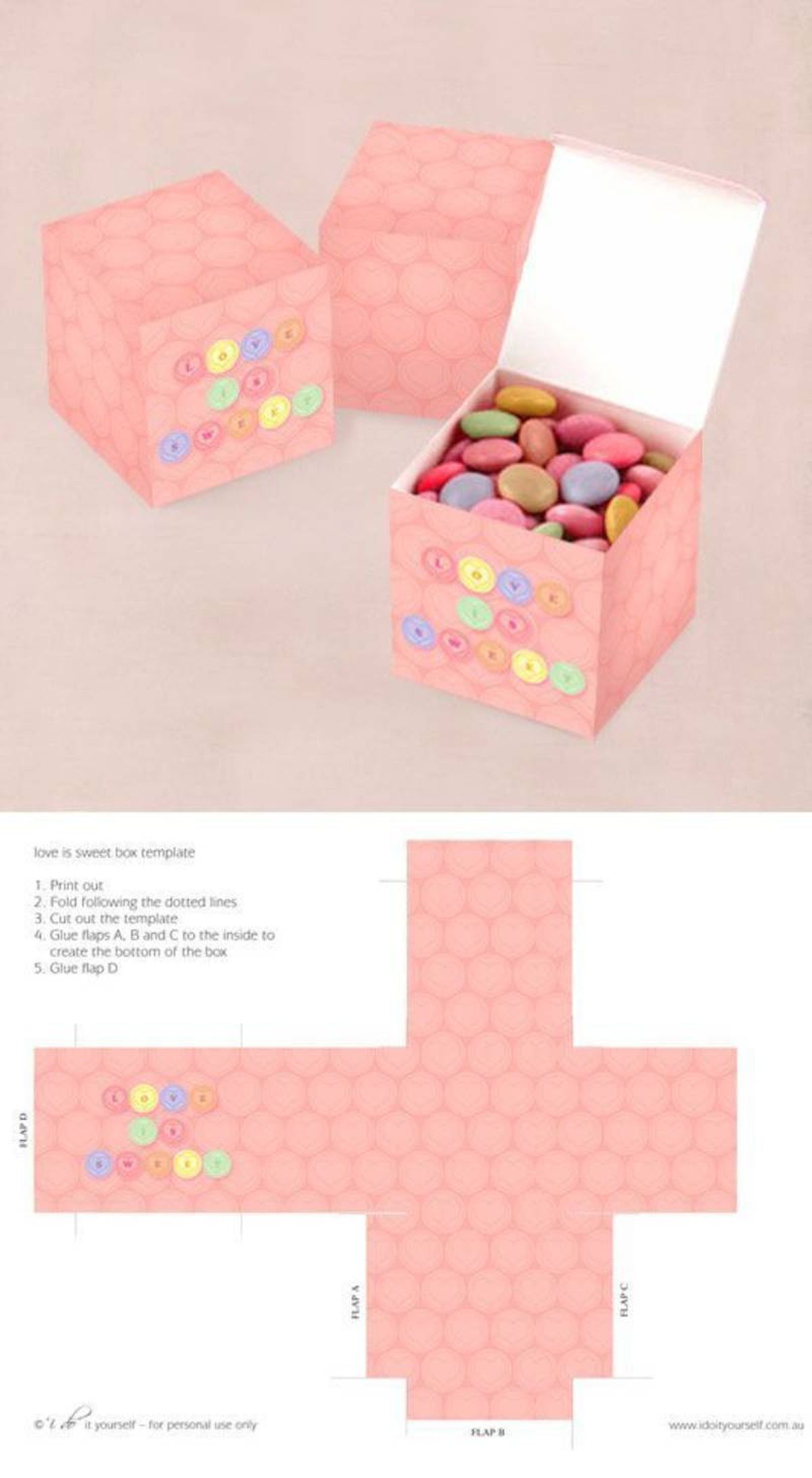 Cajitas de cartulina artesanales para regalar y paso a paso.