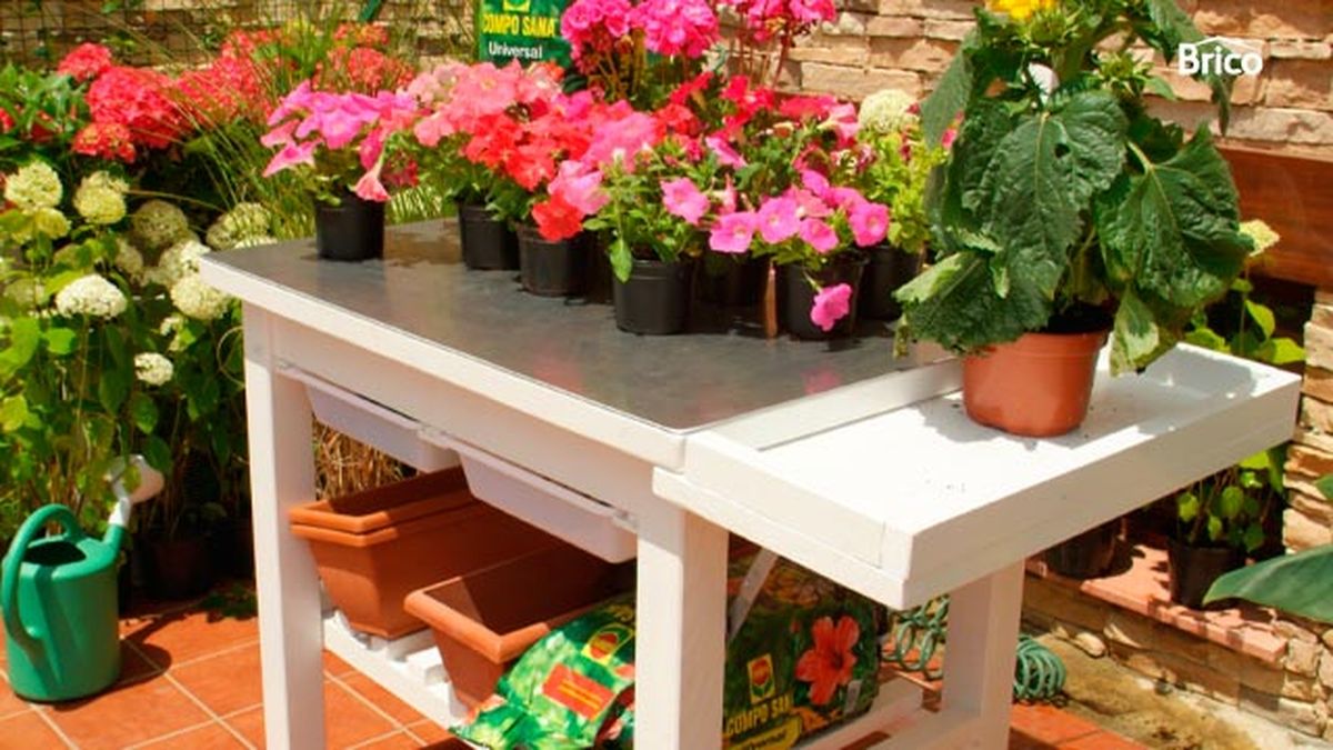 Mesa de jardineria paso 25