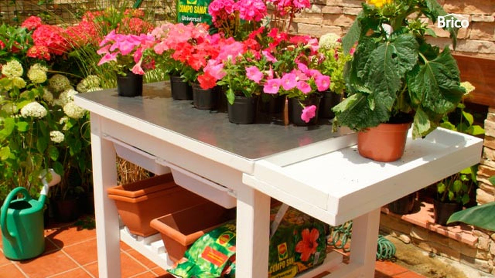 Mesa de jardineria paso 25