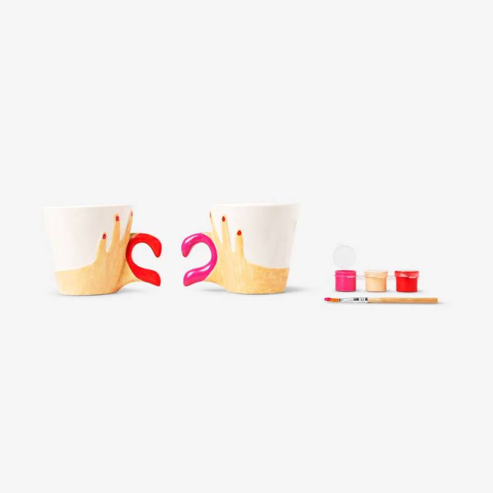 Tazas de la amistad para pintar de Tiger. Tazas de la amistad para pintar de Tiger.