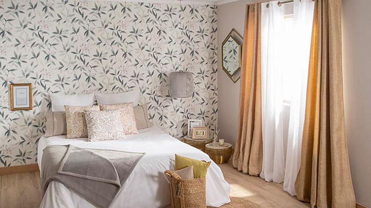 Ideas para renovar el dormitorio con papel pintado 4
