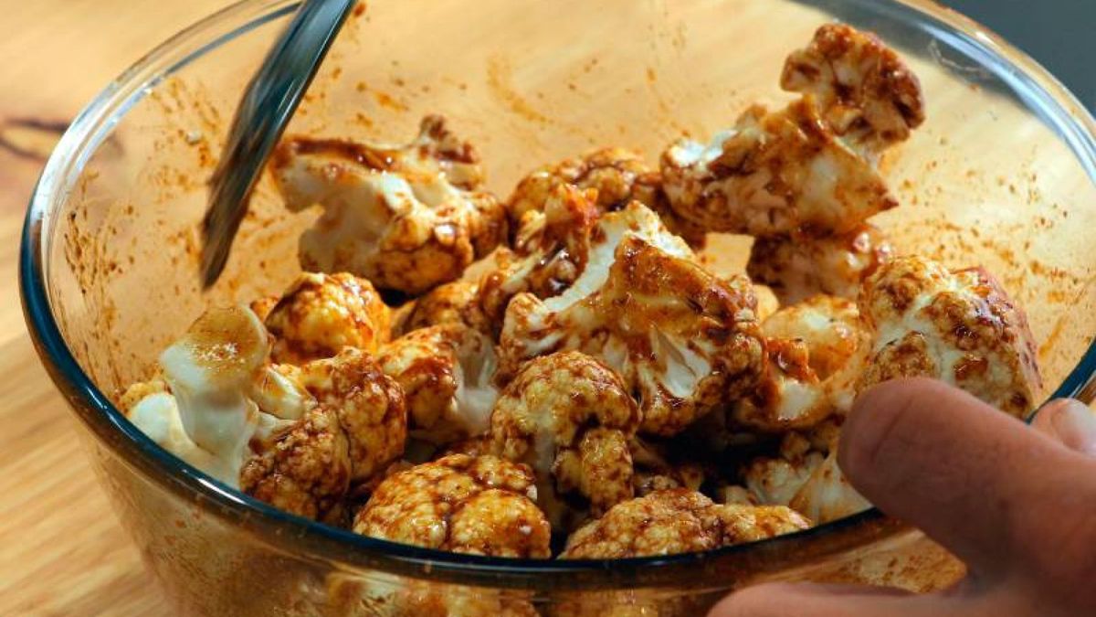 Coliflor al horno con especias   Paso 3