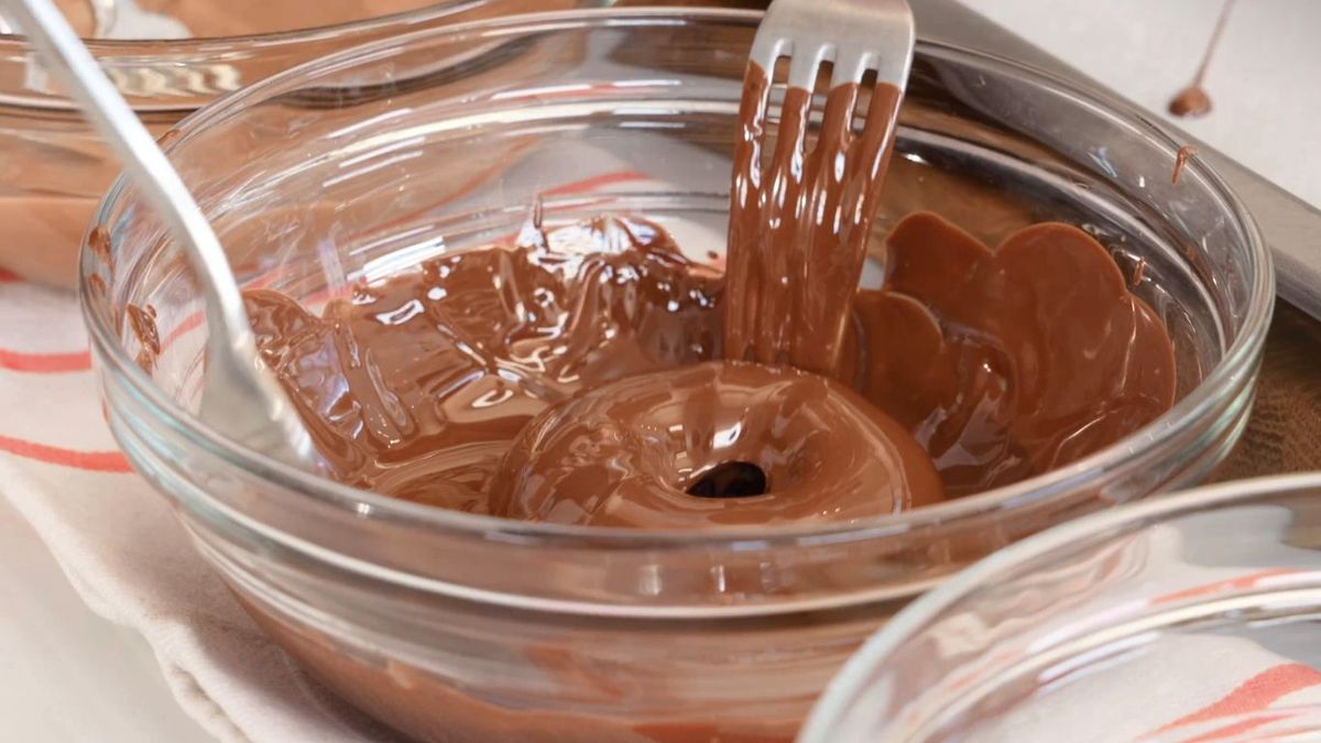 Donuts con chocolate