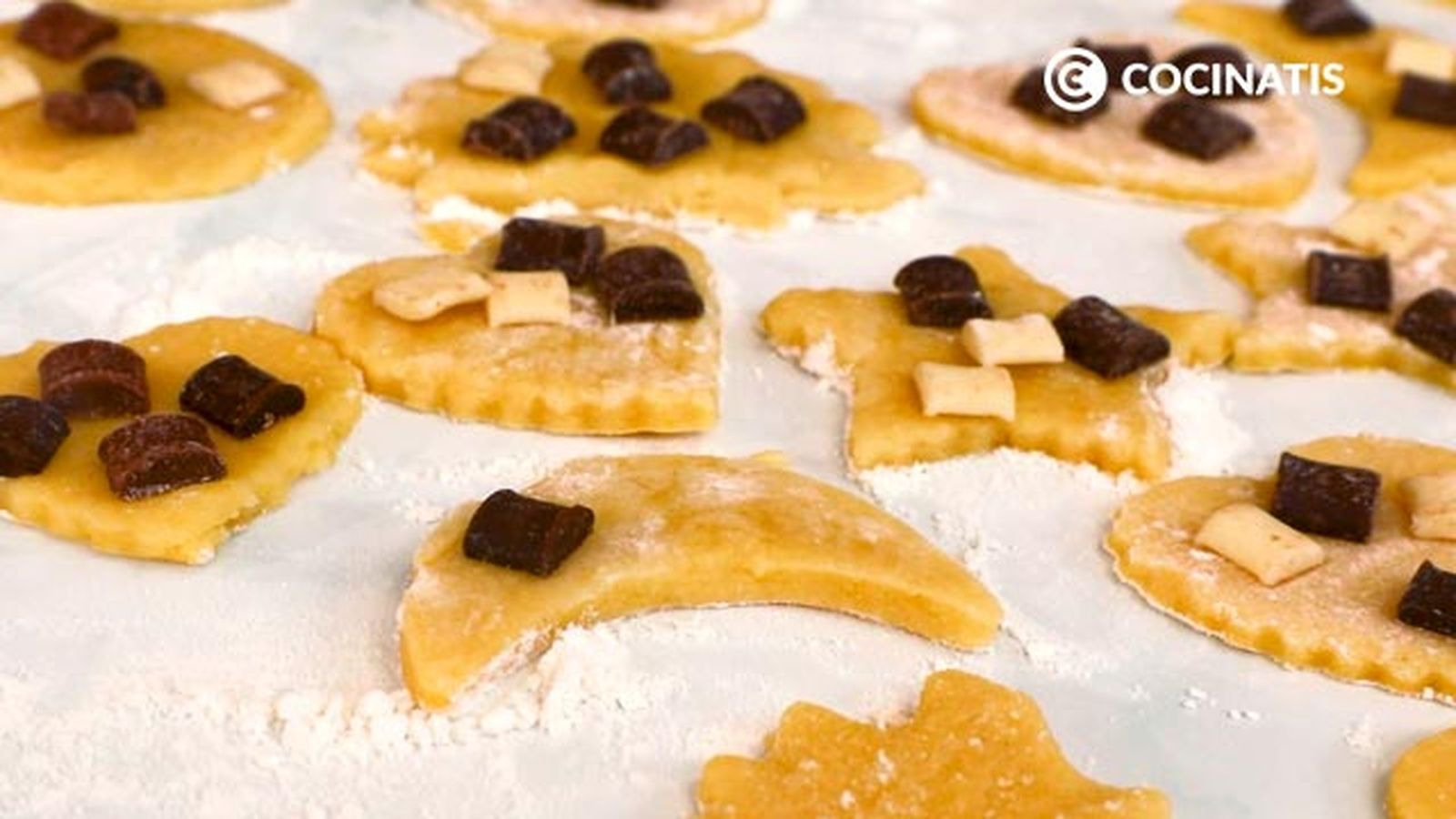 Receta de galletas de mantequilla y chocolate paso 5 Receta de galletas de mantequilla y chocolate paso 5