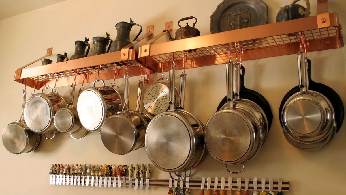 Almacenar los utensilios a la vista nos hace conscientes de lo que tenemos