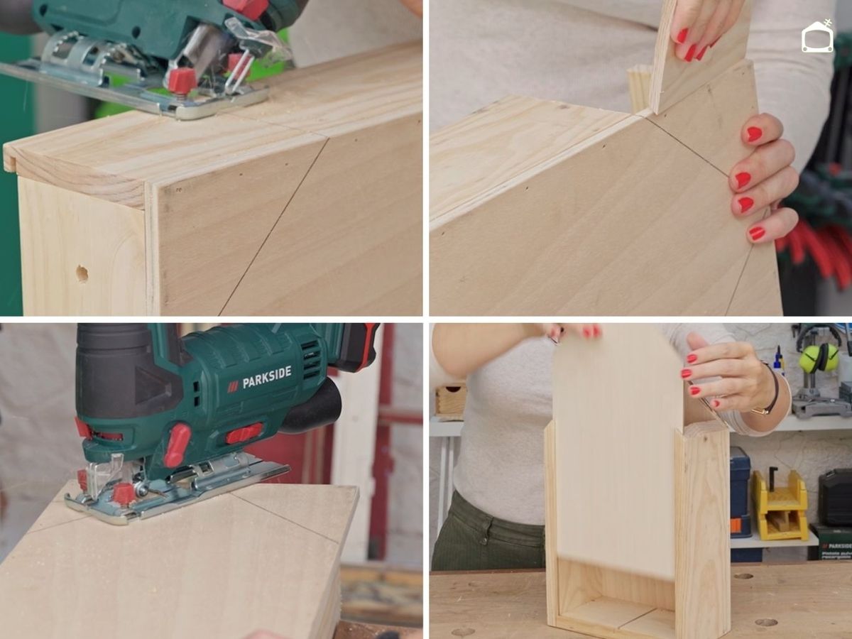 Corta la silueta con la sierra