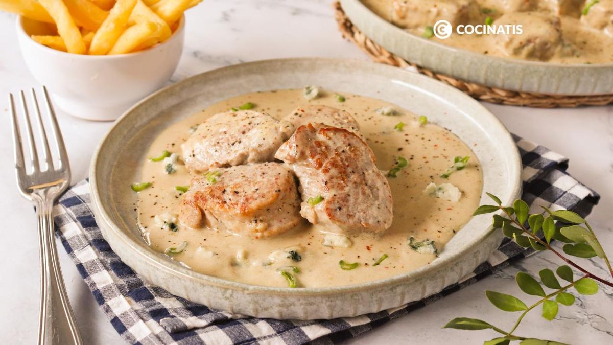 Solomillo al roquefort