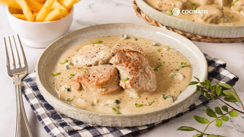 Solomillo al roquefort