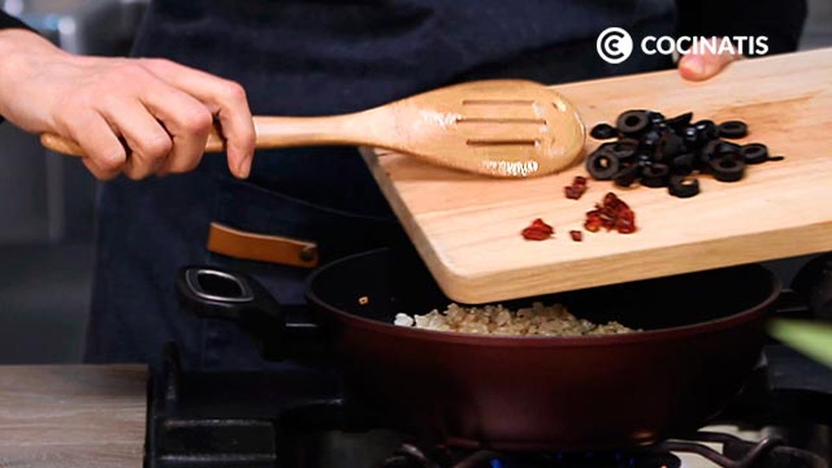 Receta de risotto de bacalao  paso 3