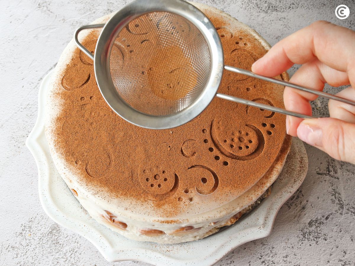 Decorar la tarta de horchata y fartons