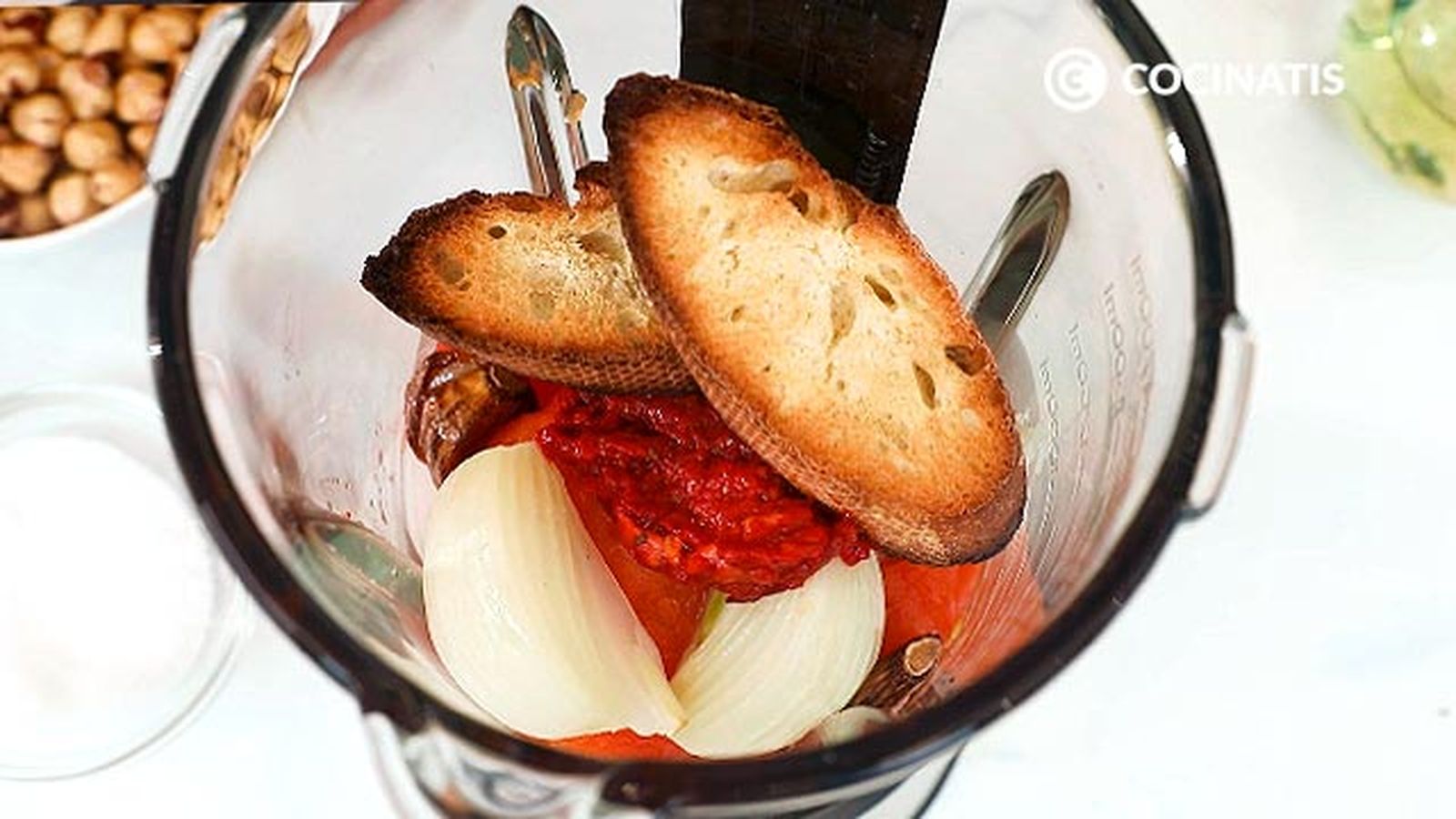 Receta de medallones de carne de conejo a la plancha con Salsa Romesco y patatas paso 5 Receta de medallones de carne de conejo a la plancha con Salsa Romesco y patatas paso 5