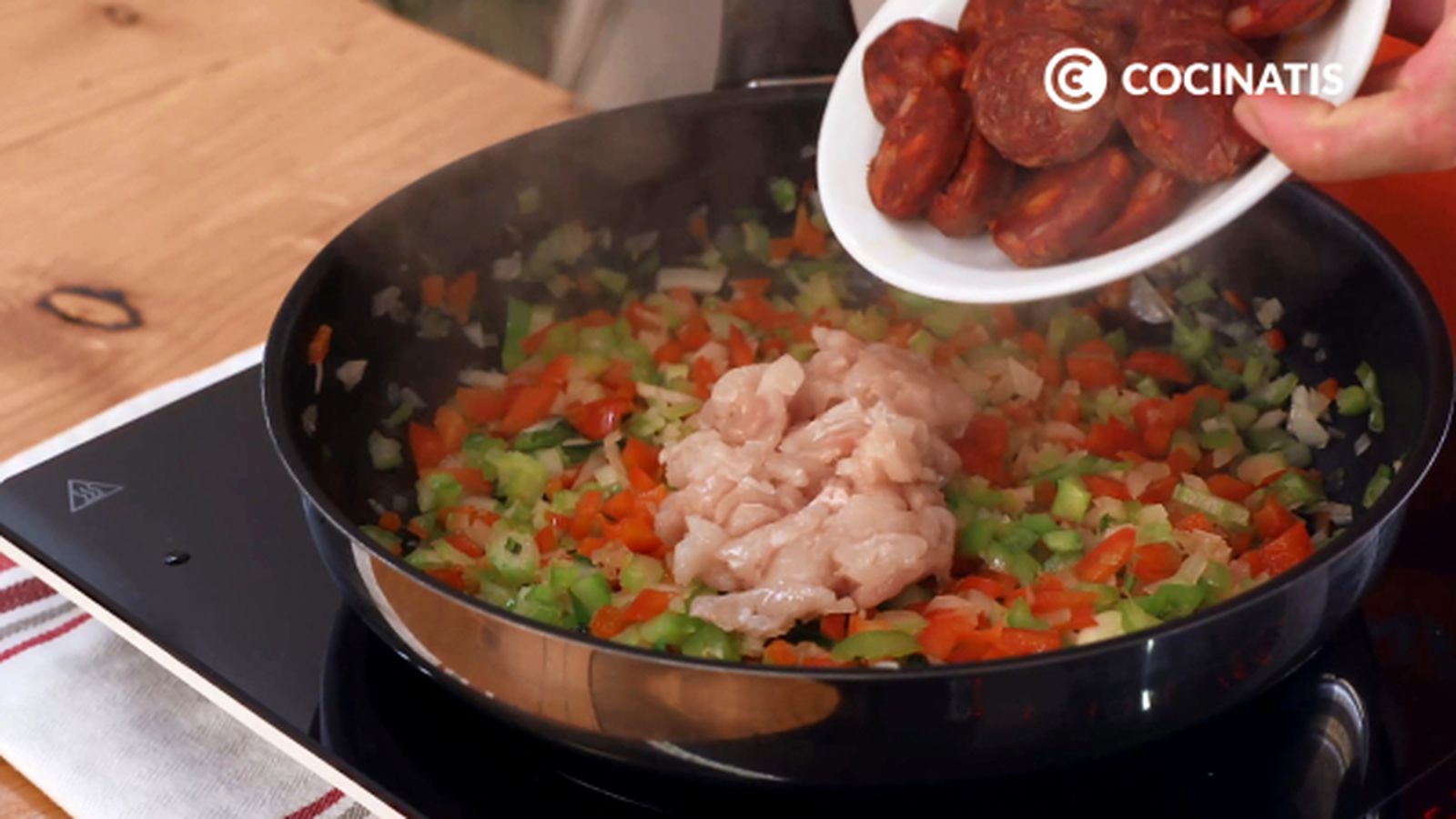 CTIS0555 receta arroz jambalaya paso 3 CTIS0555 receta arroz jambalaya paso 3