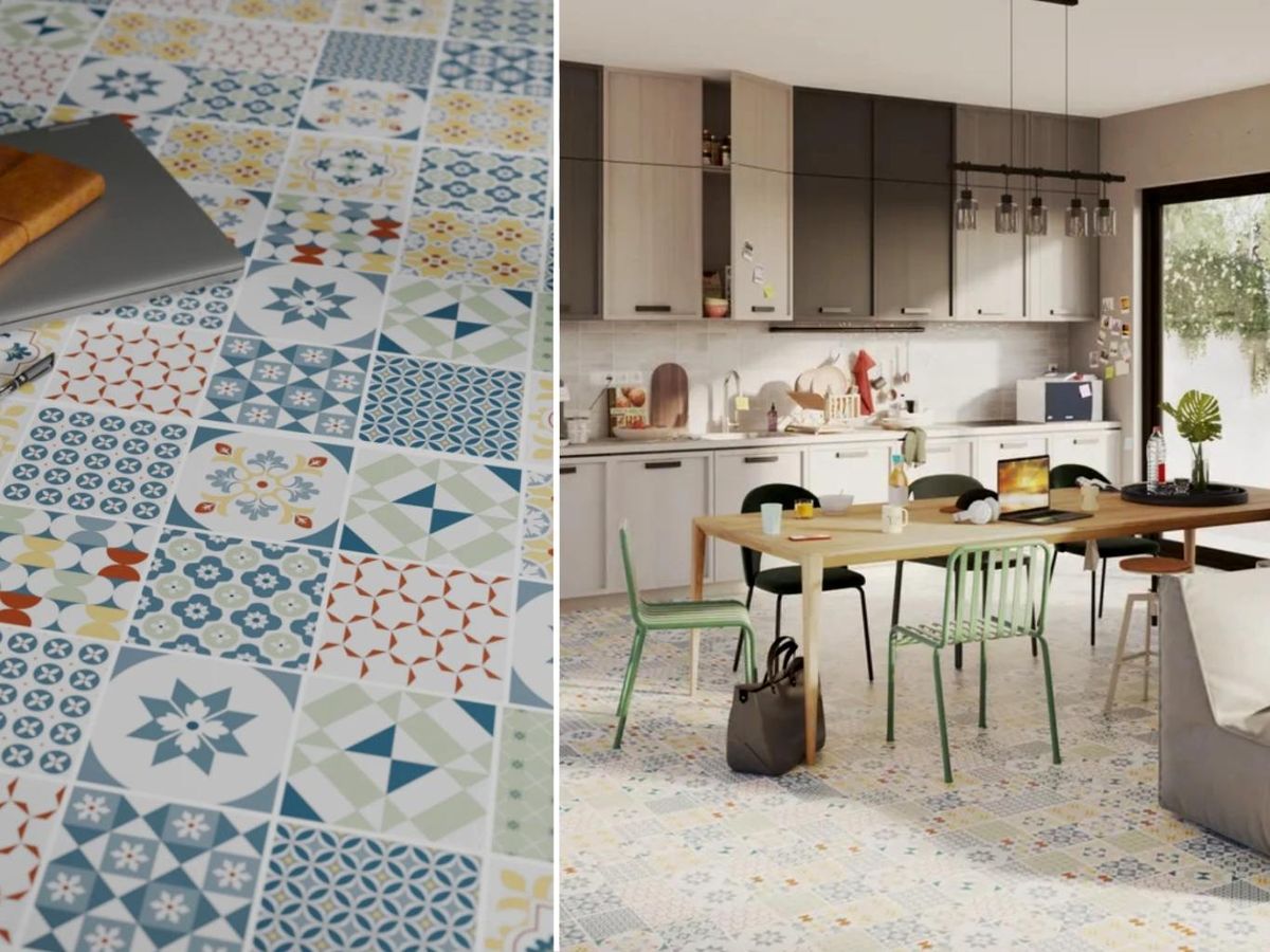 Suelo vinílico clic forte Elin Colour BL000 ARTENS