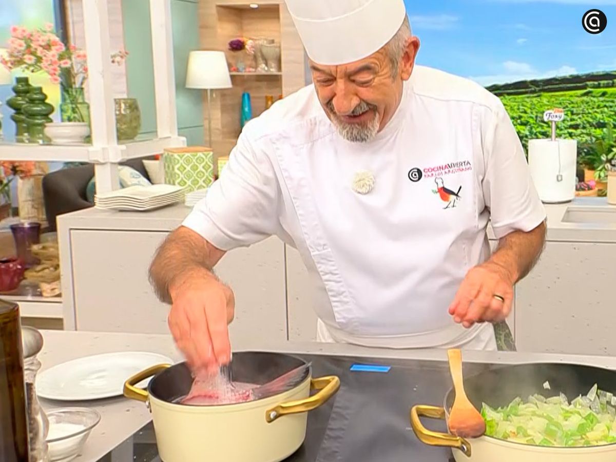 Utiliza la cabeza y la espina de la mojarra para hacer un fumet