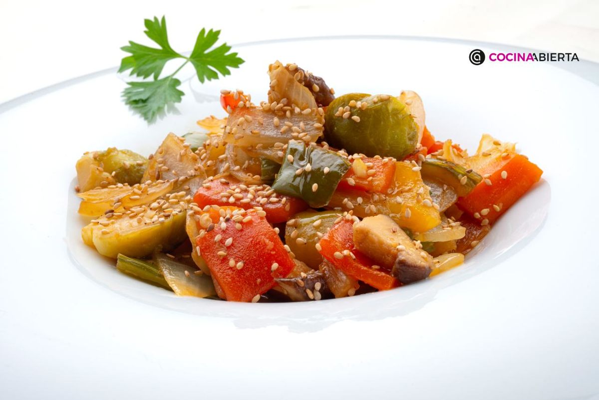 Una receta de wok saludable, rápida y deliciosa