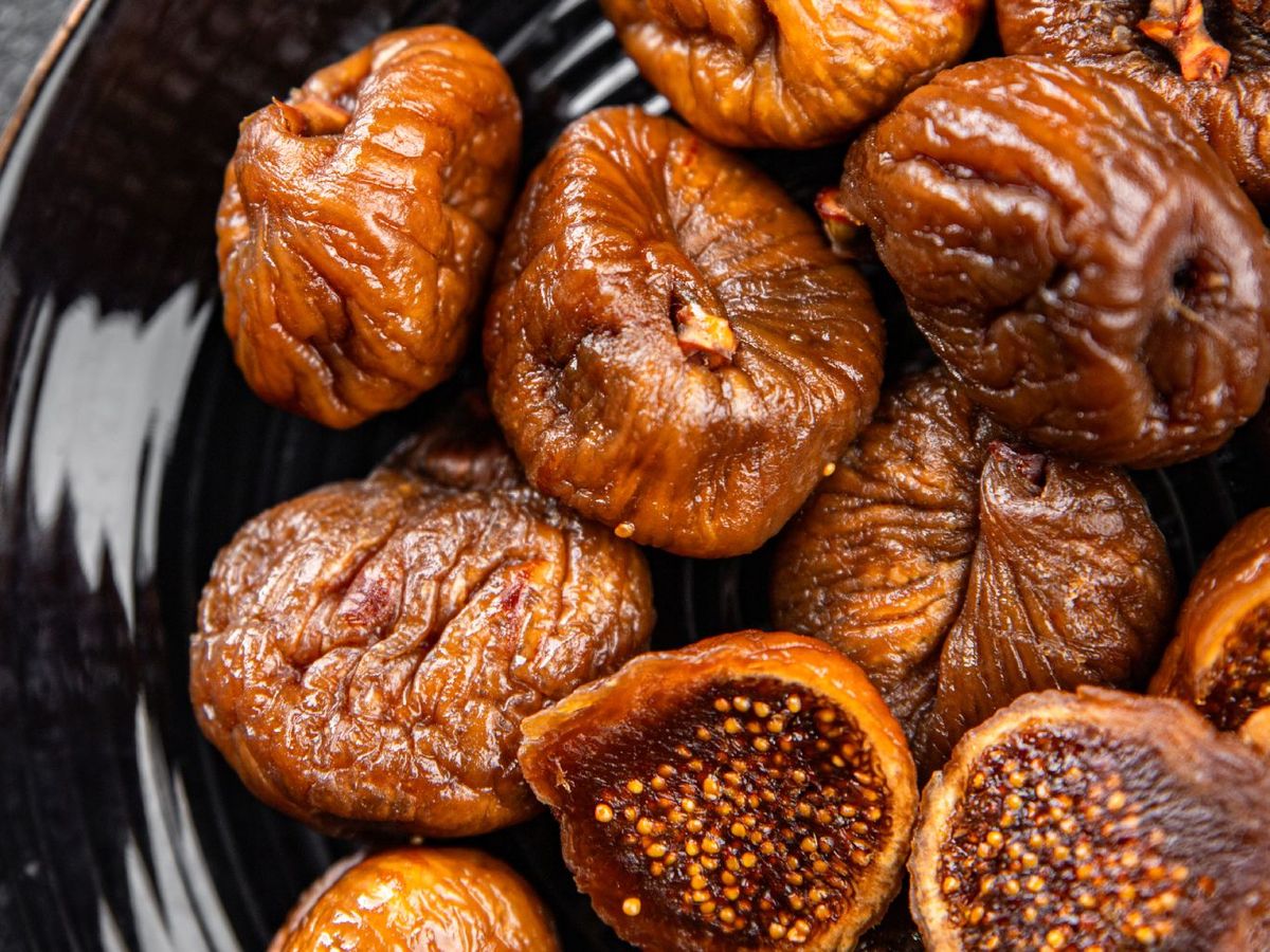 Higos secos al horno