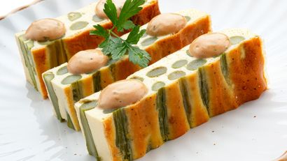 Pudin de espárragos verdes, receta de Joseba Arguiñano