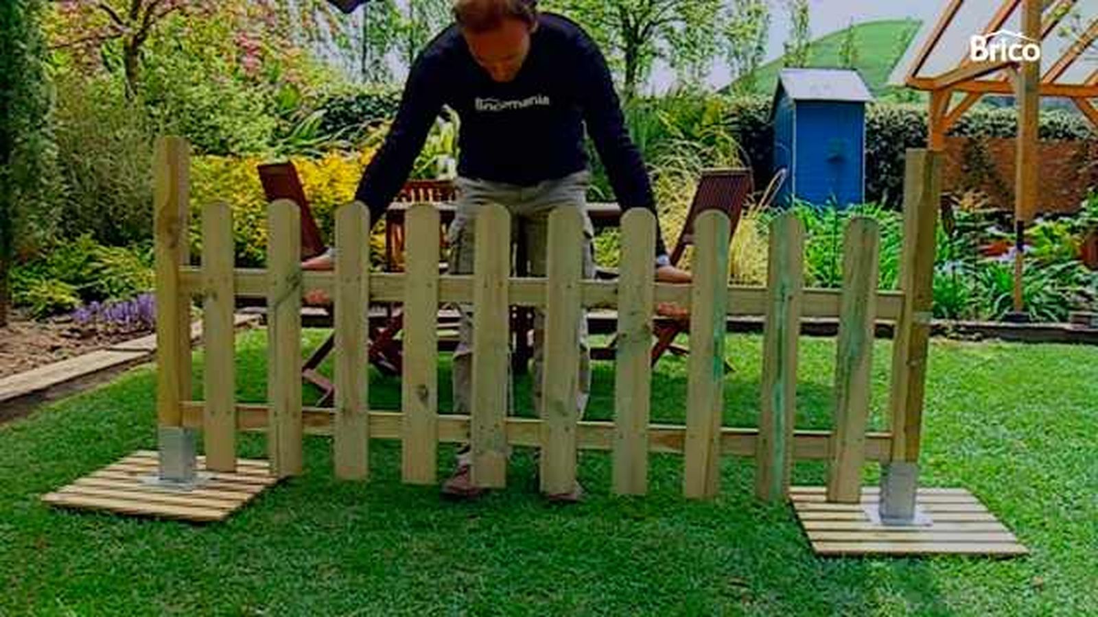 Bricomania 752 valla jardin sin agujeros paso 7