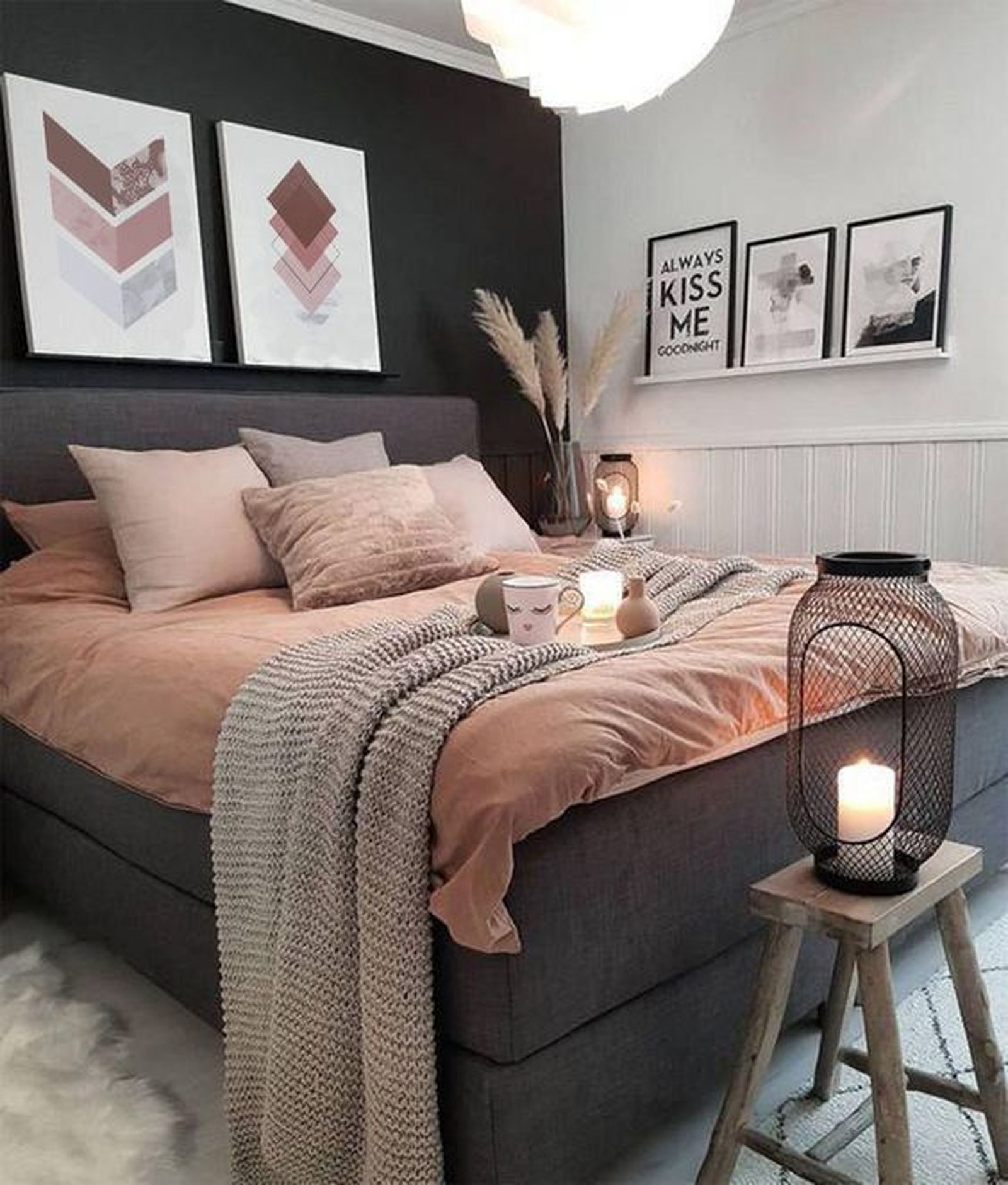 dormitorio gris marengo con salmon dormitorio gris marengo con salmon
