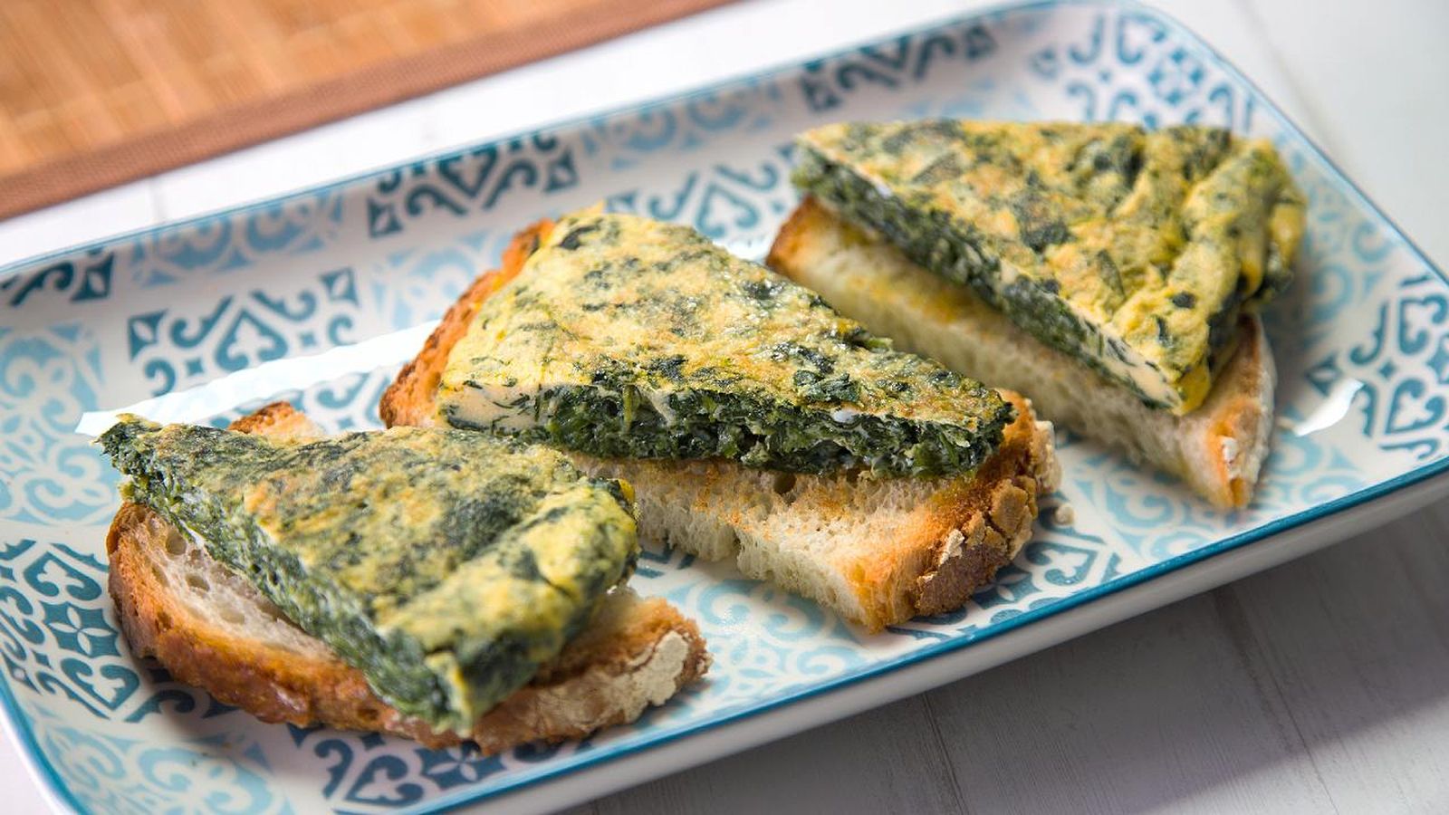 Receta de tortilla de espinacas