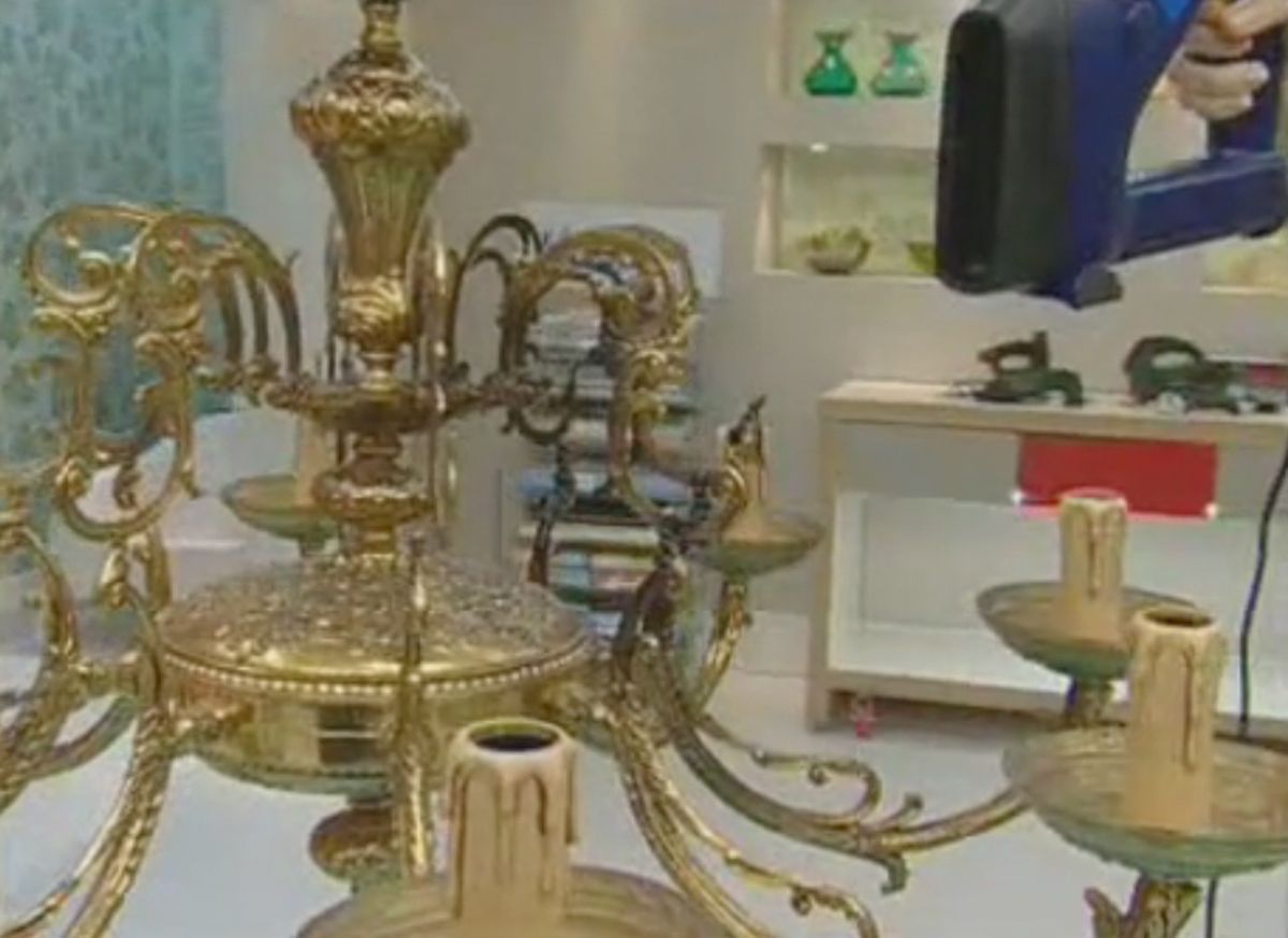 Renovar una lámpara de araña paso 1