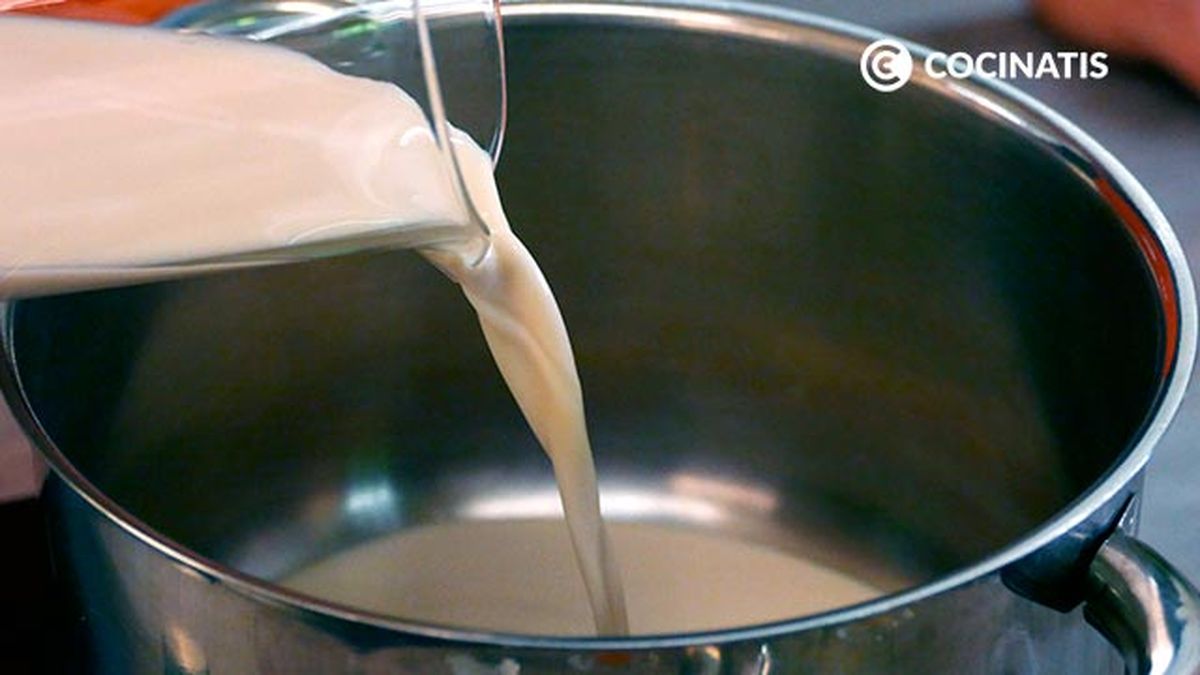 Receta de leche dorada  paso 1