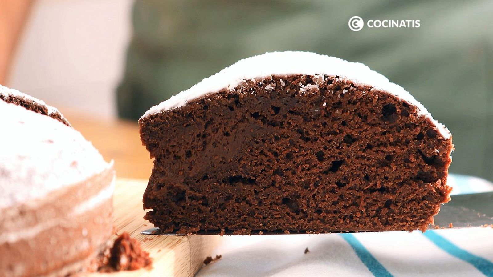 Bizcocho de chocolate vegano Bizcocho de chocolate vegano