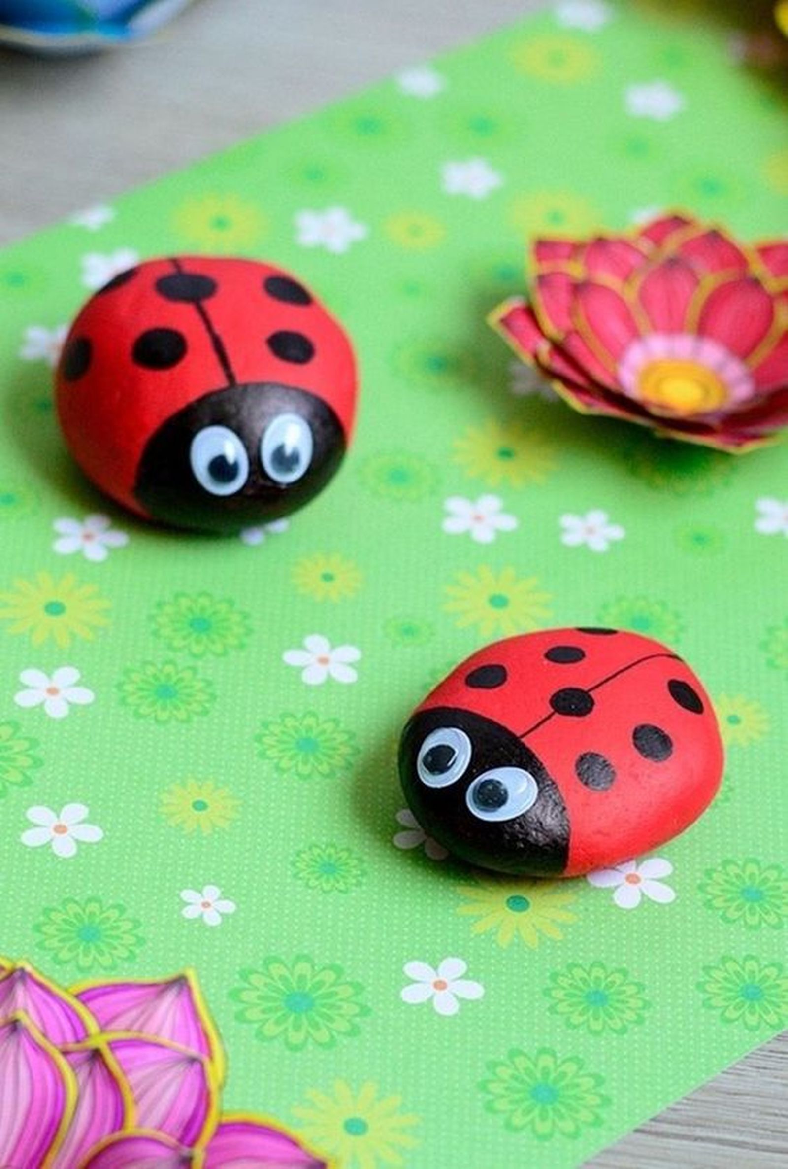 adornos con piedras mariquitas adornos con piedras mariquitas