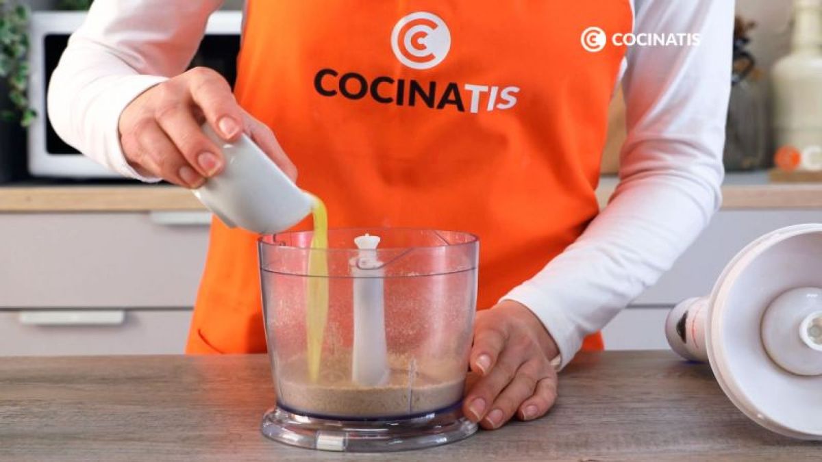 Mezcla de galletas y mantequilla para base de tarta de queso